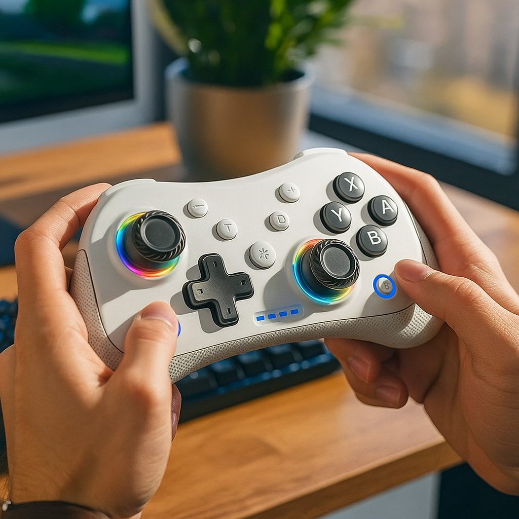 Mando portatil para videojuegos